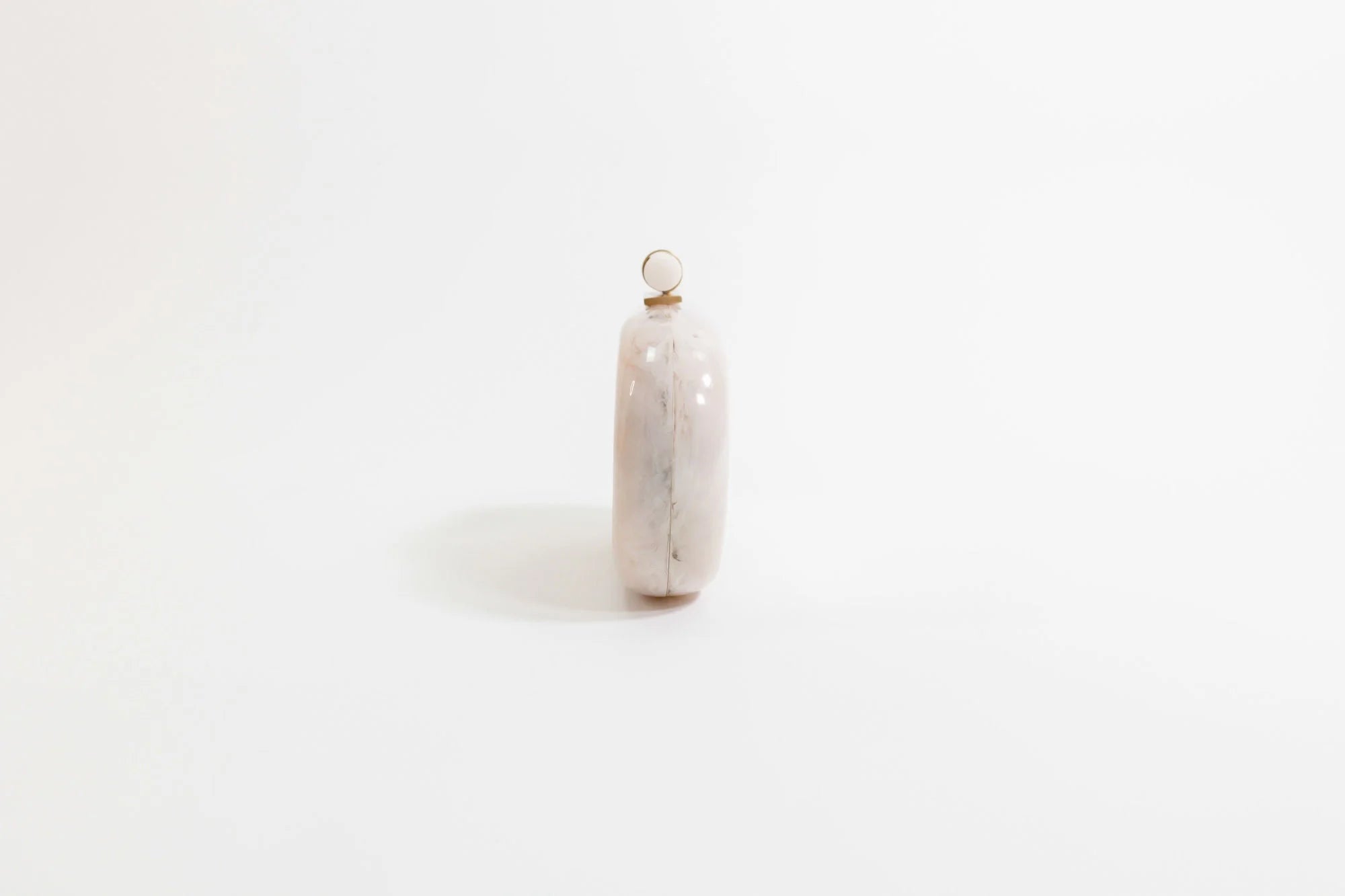 Ethereal Capsule Clutch Pearl