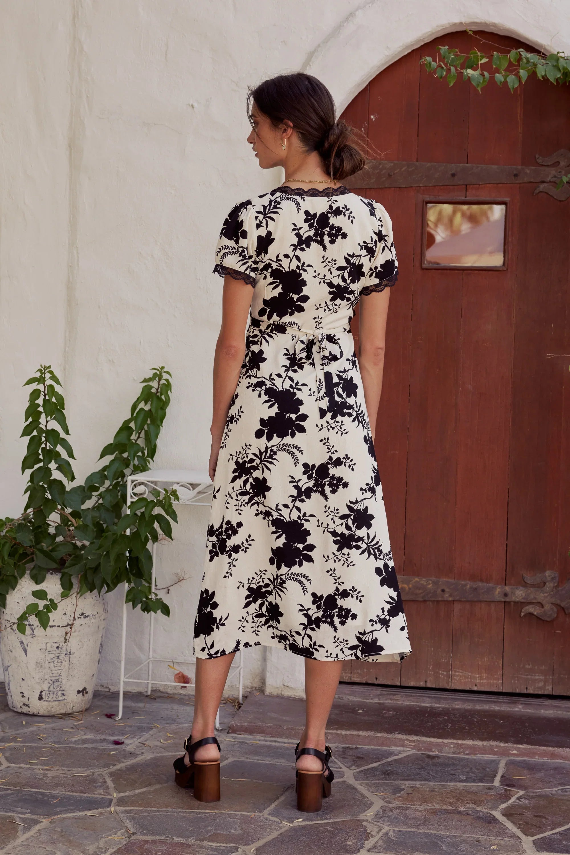 Arian Floral Midi Dress FINAL SALE