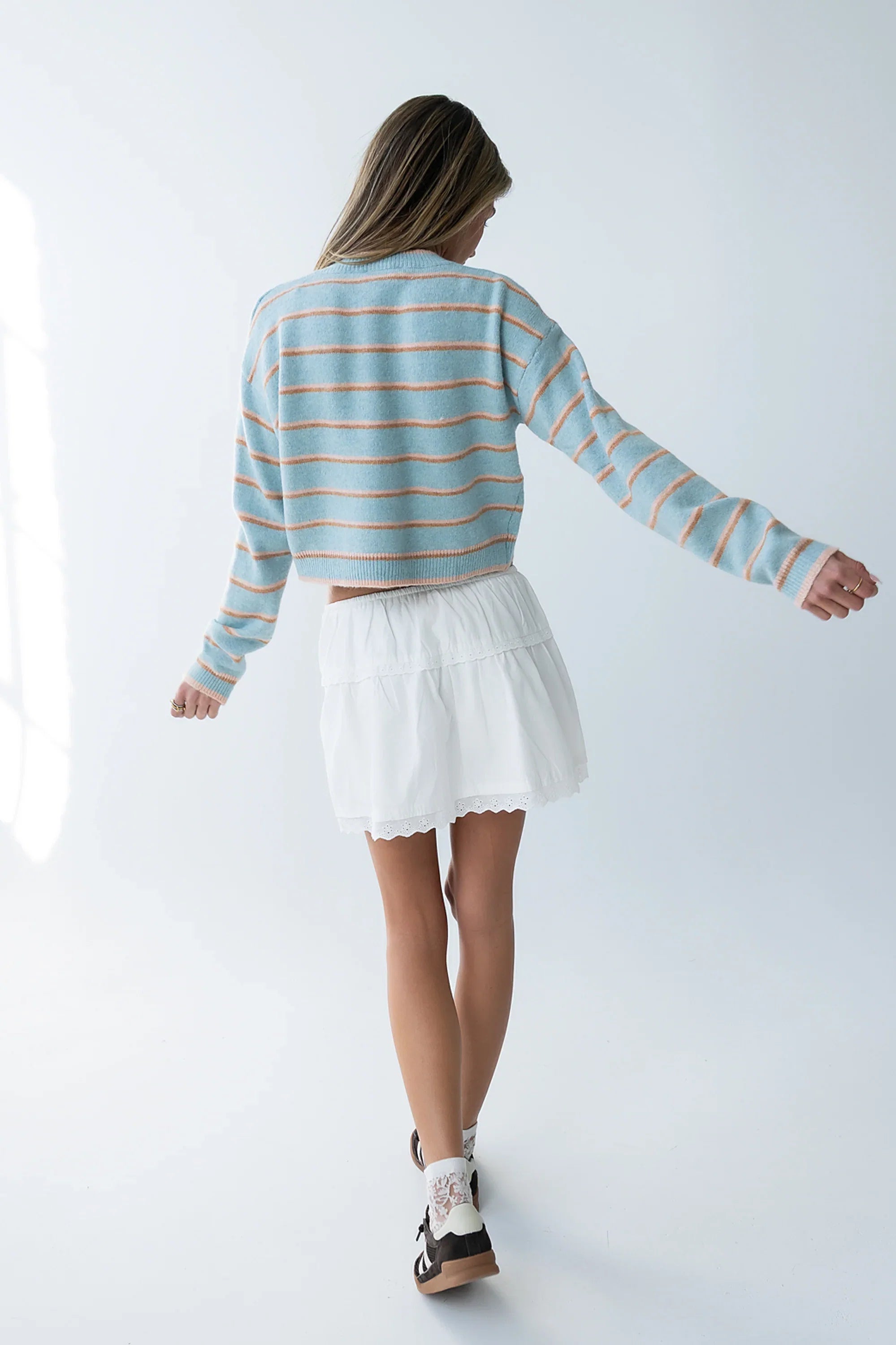 Brandi Embroidered Mini Skirt