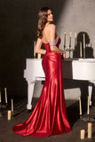 Demi Gown One Shoulder Stretch Glitter Dress