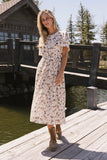 Delilah Pleated Midi Dress FINAL SALE
