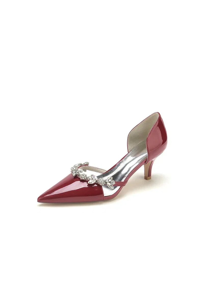 Glitter Crystal Rhinestone Wedding Shoes