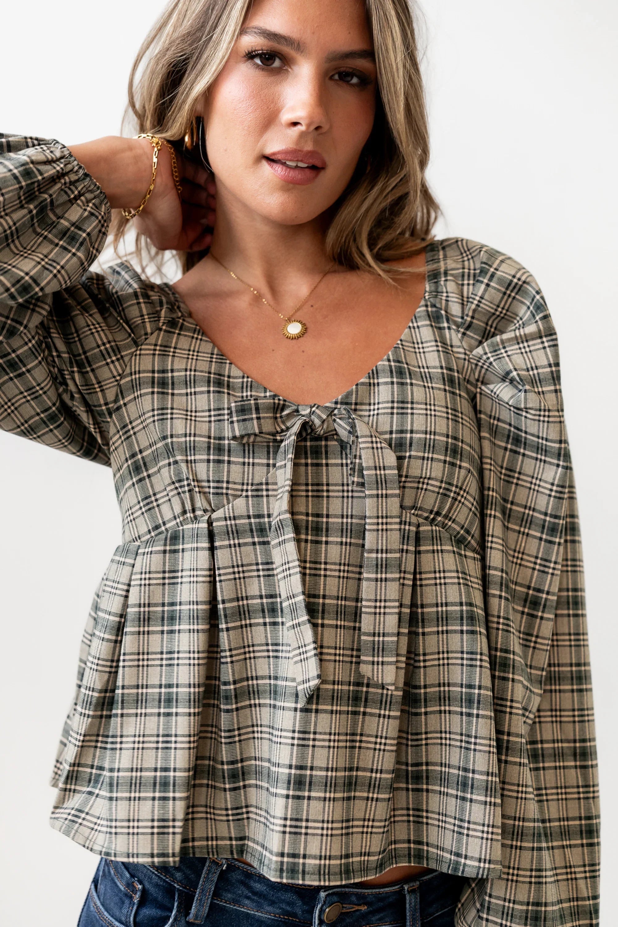 Smith Plaid Blouse FINAL SALE