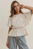 Gwen Textured Blouse FINAL SALE