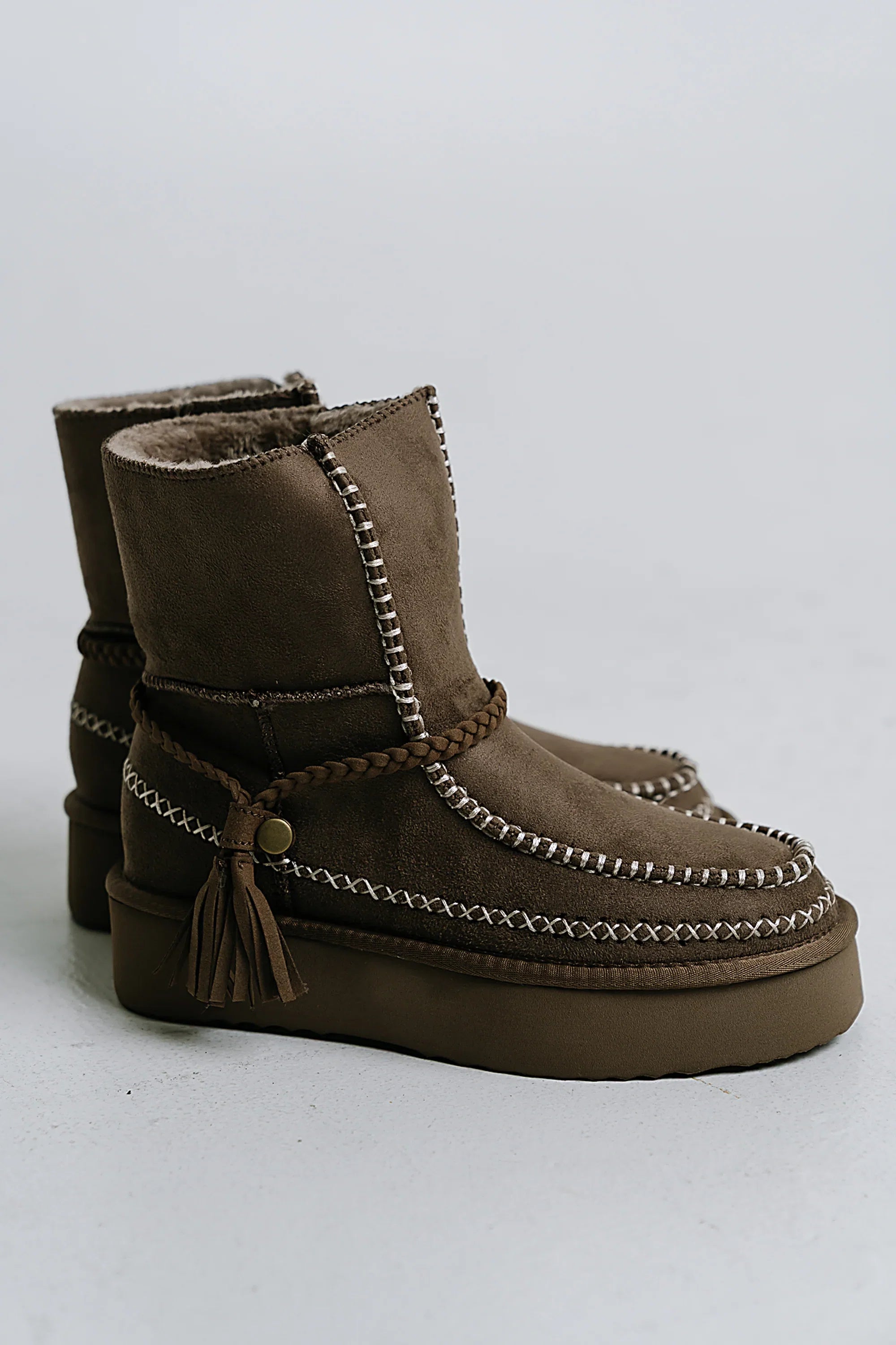 Winona Boots in Taupe FINAL SALE