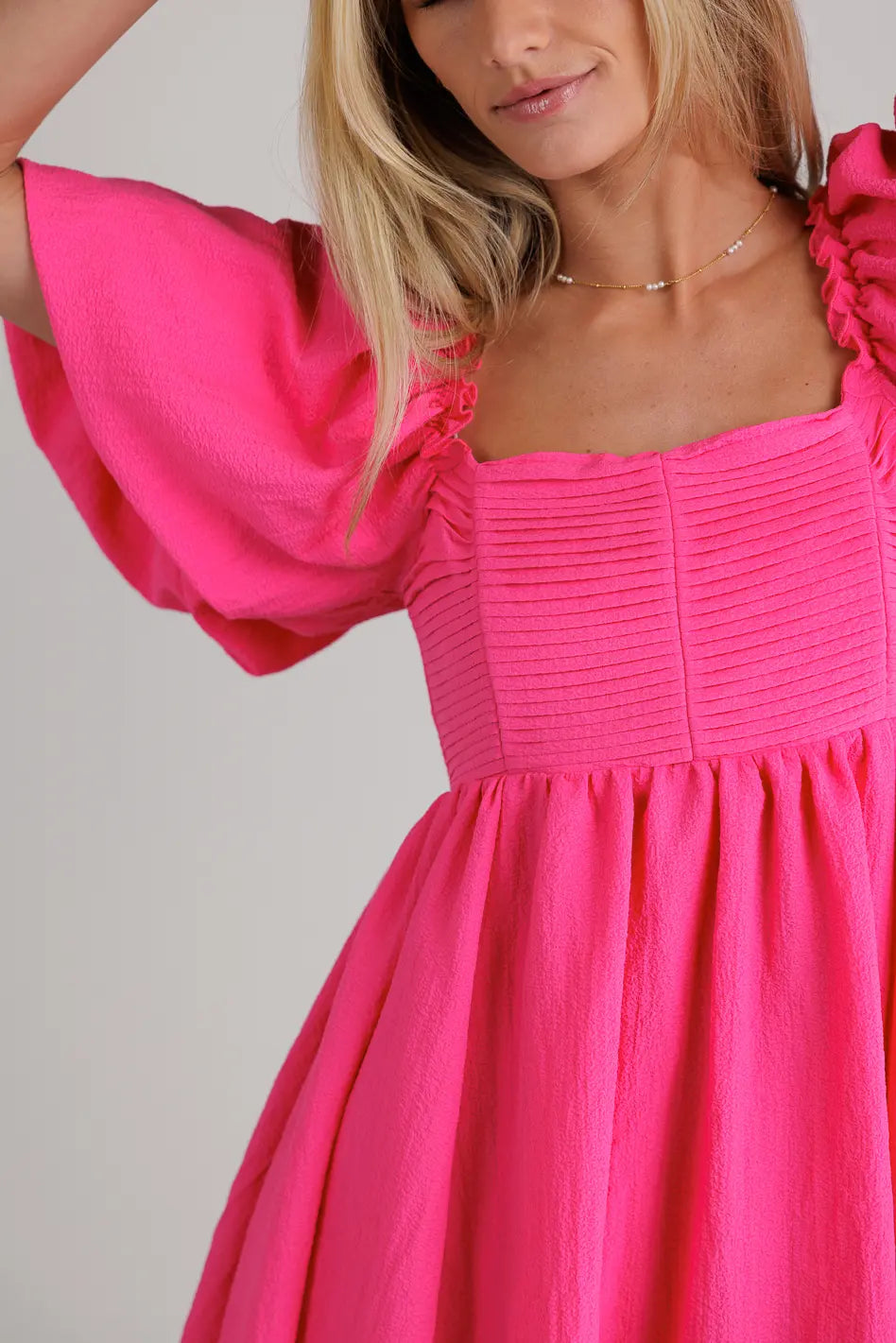 Ryann Mini Dress in Pink FINAL SALE