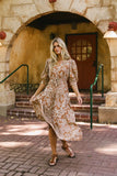 Raina Floral Midi Dress FINAL SALE