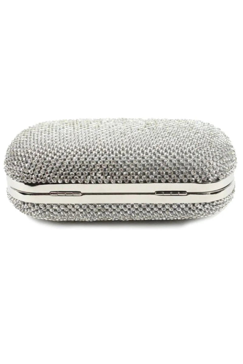 Beautiful Metal With Crystal Rhinestone Adjustable Bridal Purse