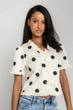 Tyla Polka Dot Blouse