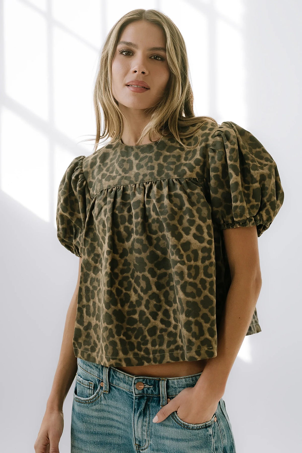 Trixie Leopard Blouse
