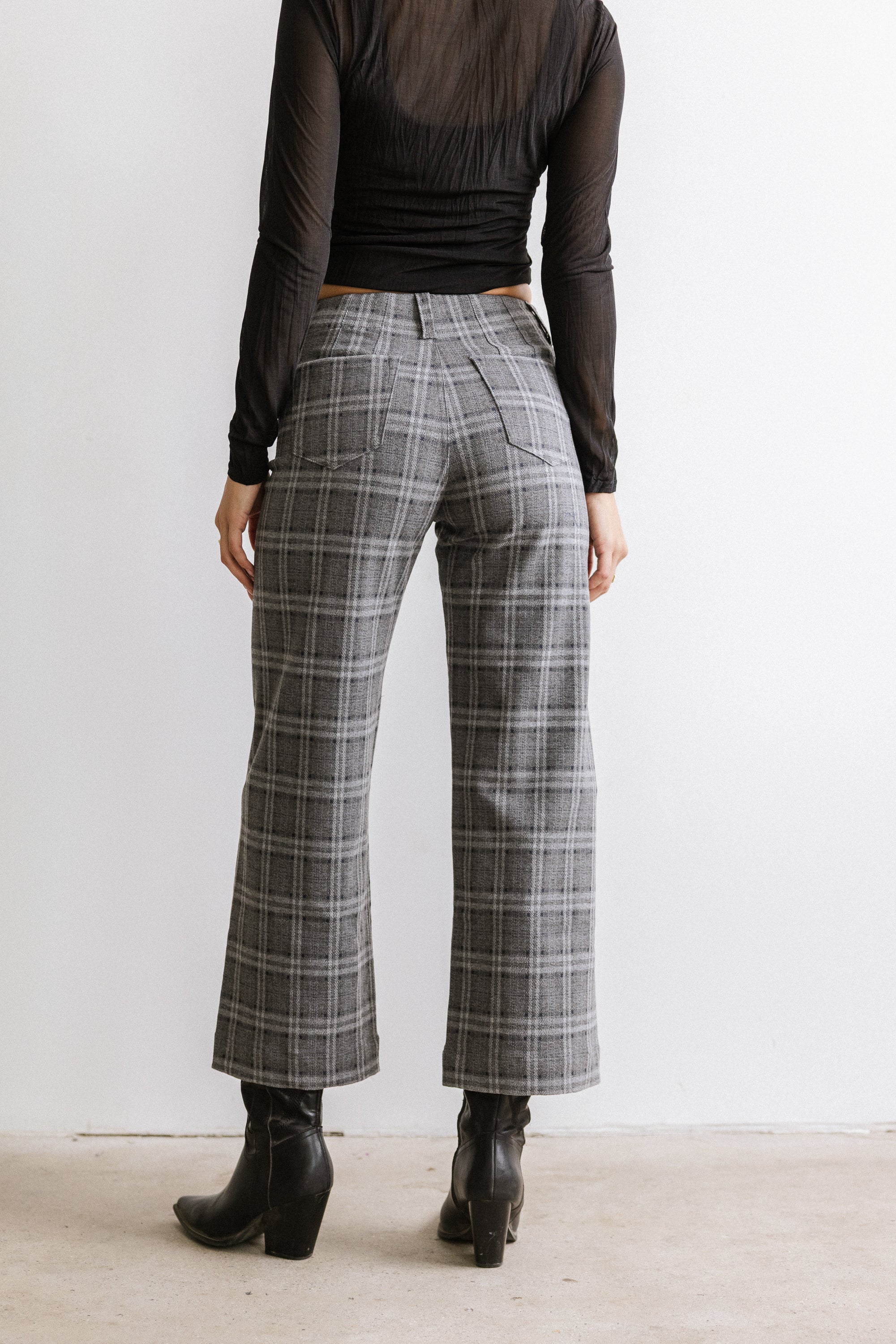 Fisher Plaid Wide Leg Pants FINAL SALE