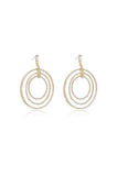 Disco Crystal Ring Earrings