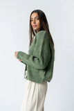Russel Oversized Sweater in Green