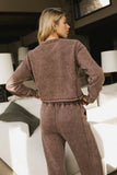 Odie Knit Sweater in Burgundy FINAL SALE