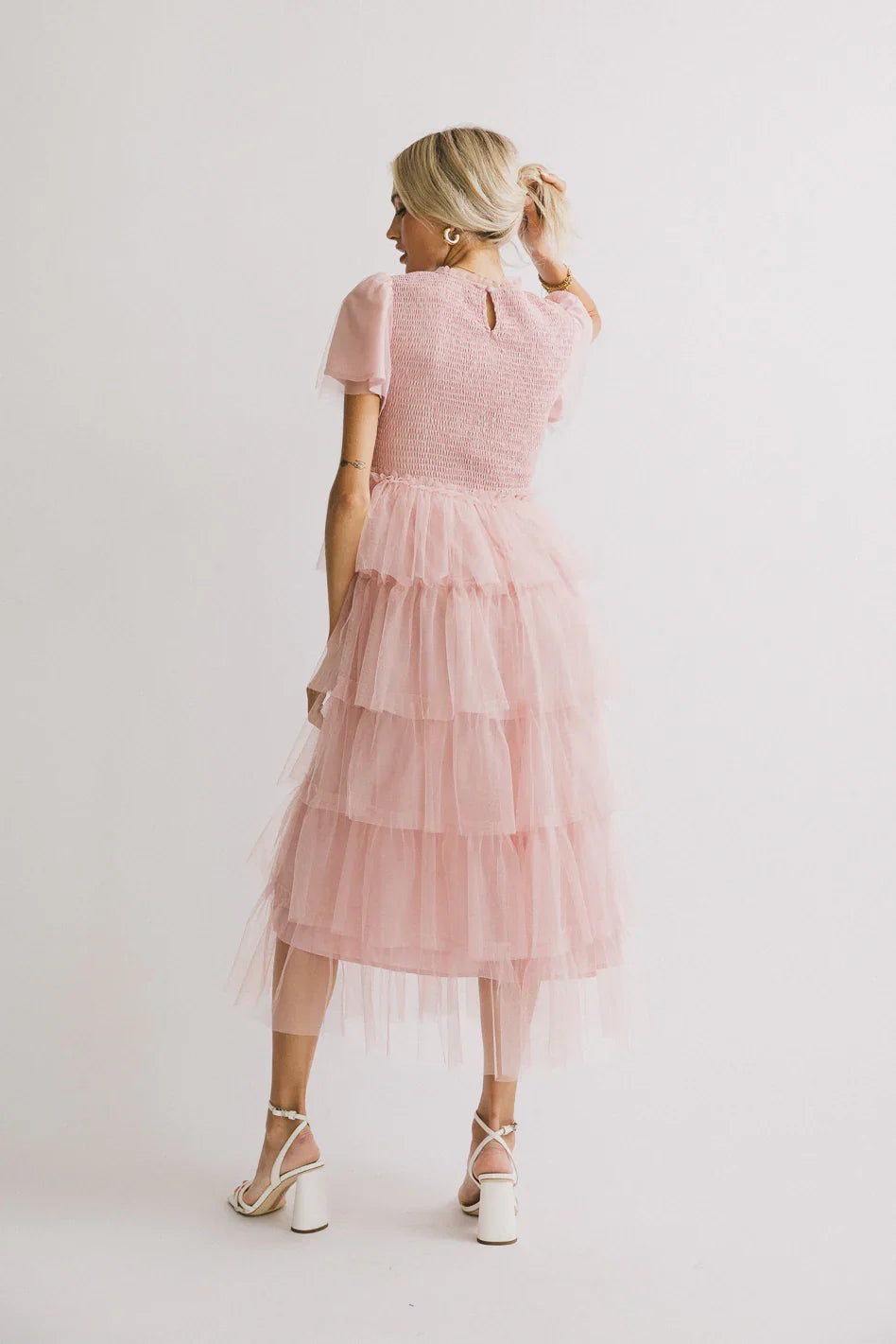 Marcella Ruffle Midi Dress FINAL SALE