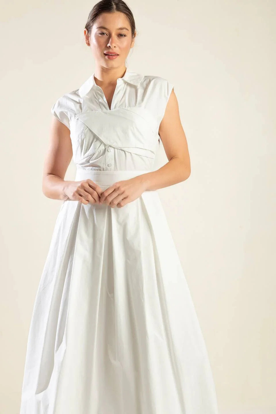 DREAMY IMPRESSION MIDI DRESS