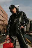 Bruno Vegan Leather Shacket FINAL SALE