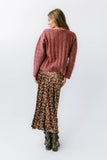 Zamara Ribbed Sweater in Red FINAL SALE