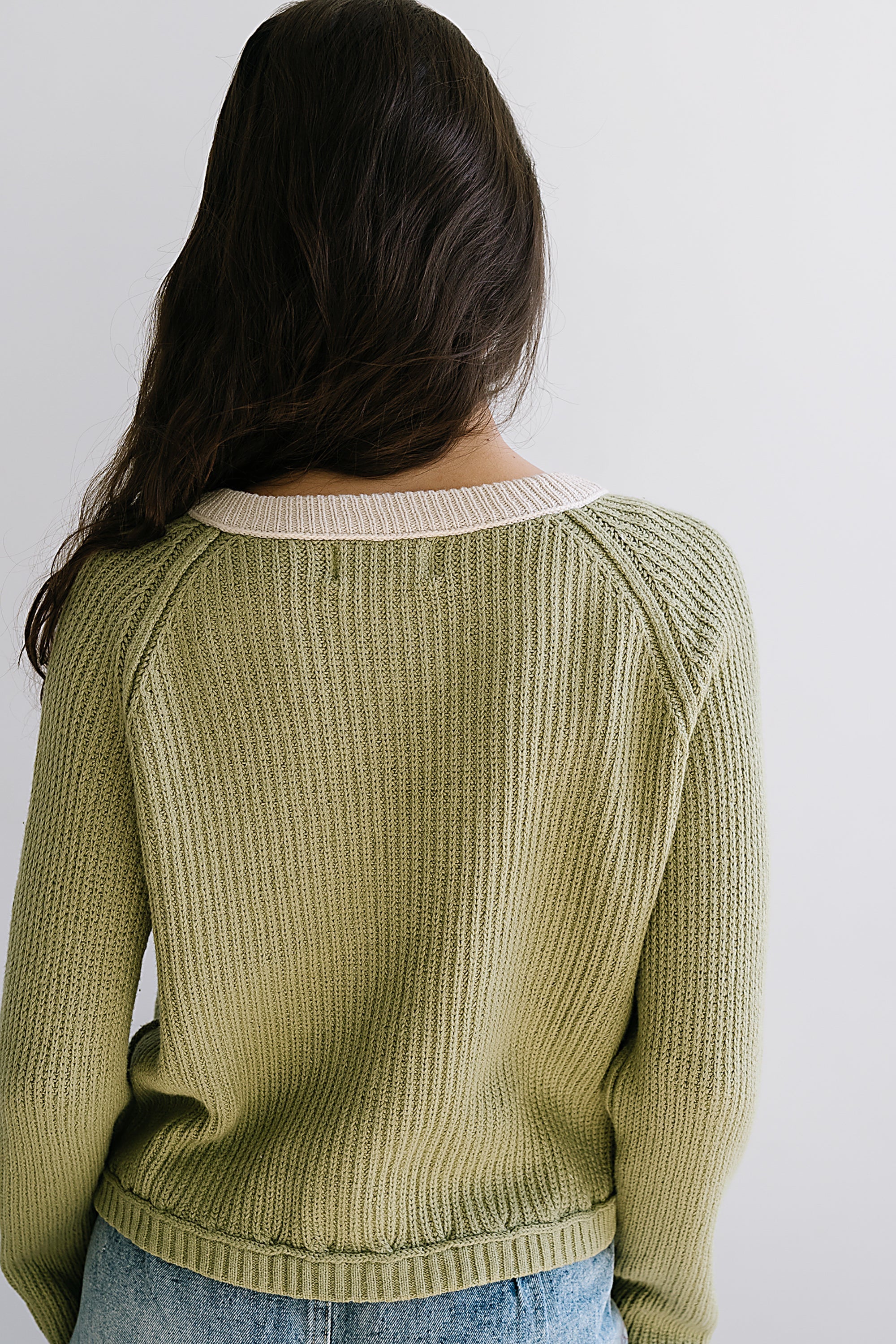 Margaret Contrast Cardigan FINAL SALE
