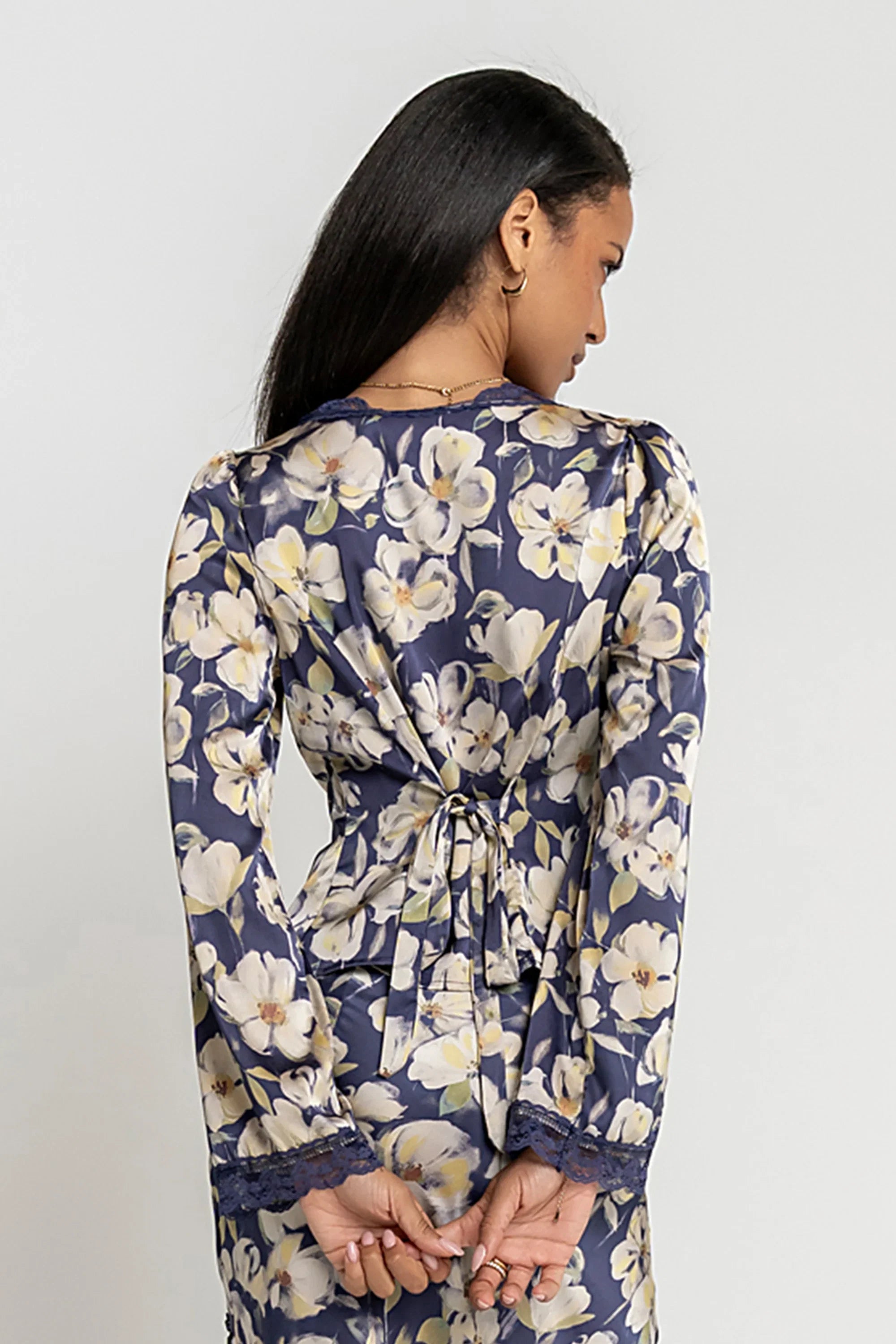 Kirsty Floral Satin Top
