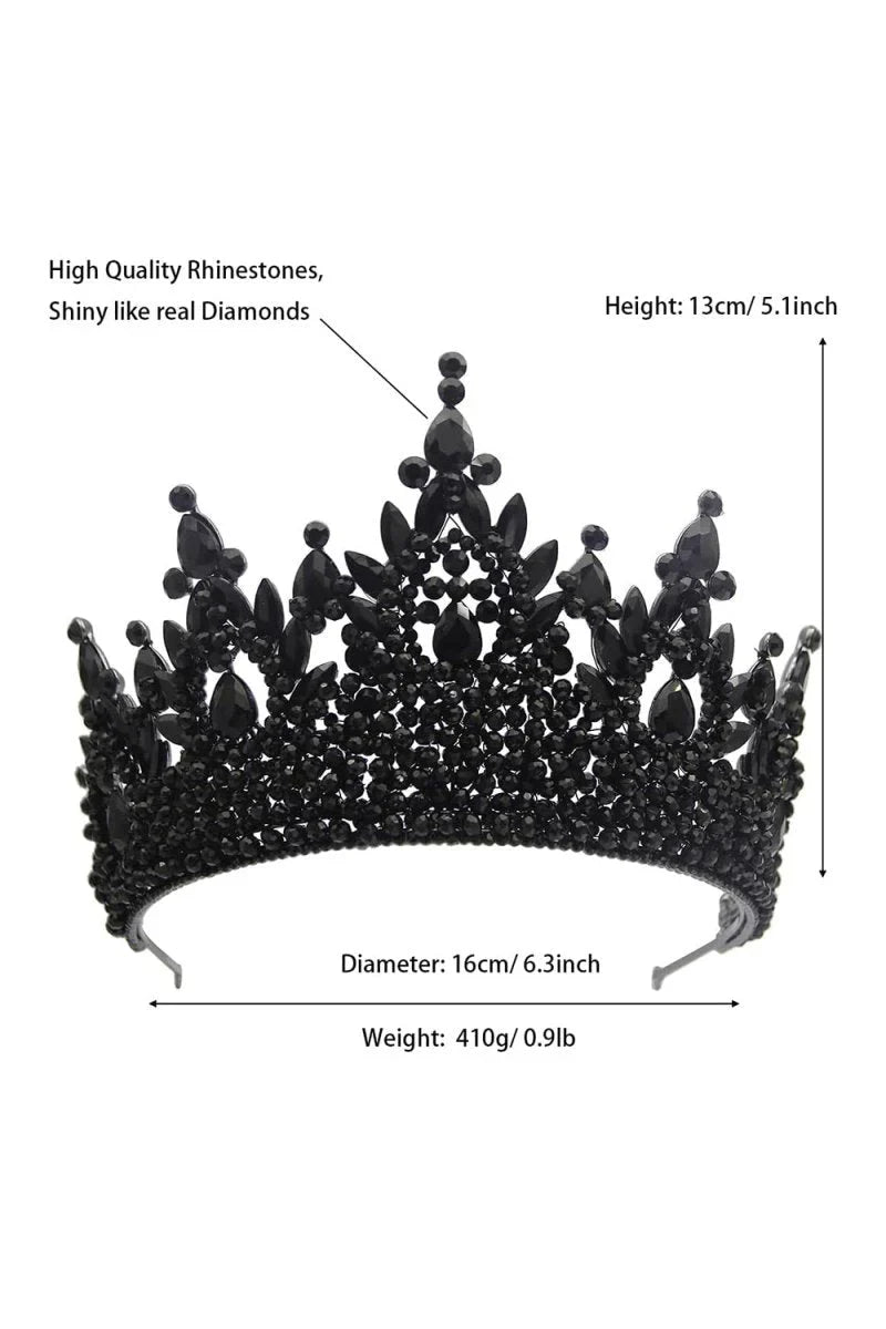 Pink Rhinestone Queen Tiara