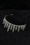 Silver Crystal Tiara For Women