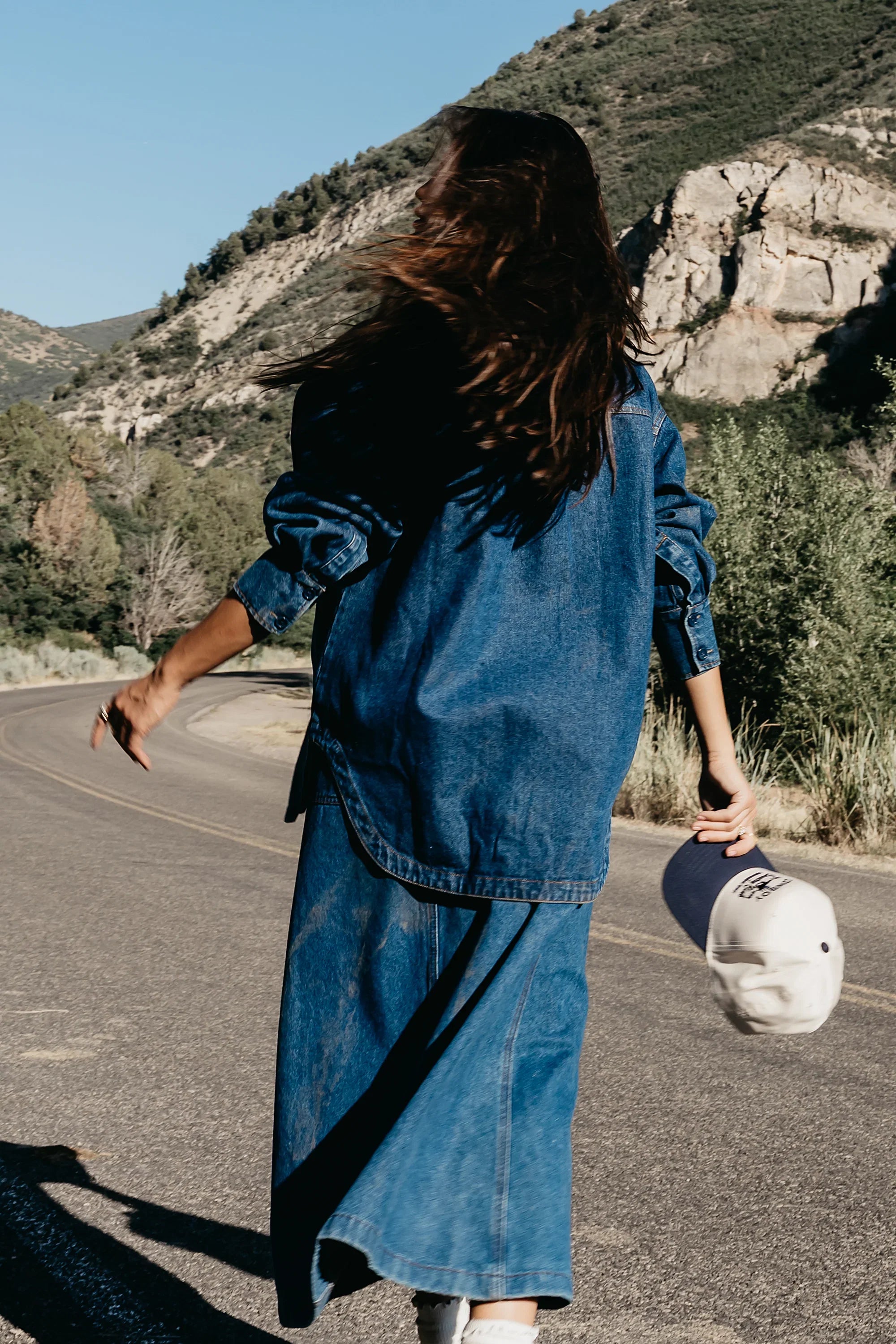 Arlo Denim Maxi Skirt FINAL SALE