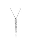 Personalized Gift 3D Bar Dimensional Pendant Necklaces
