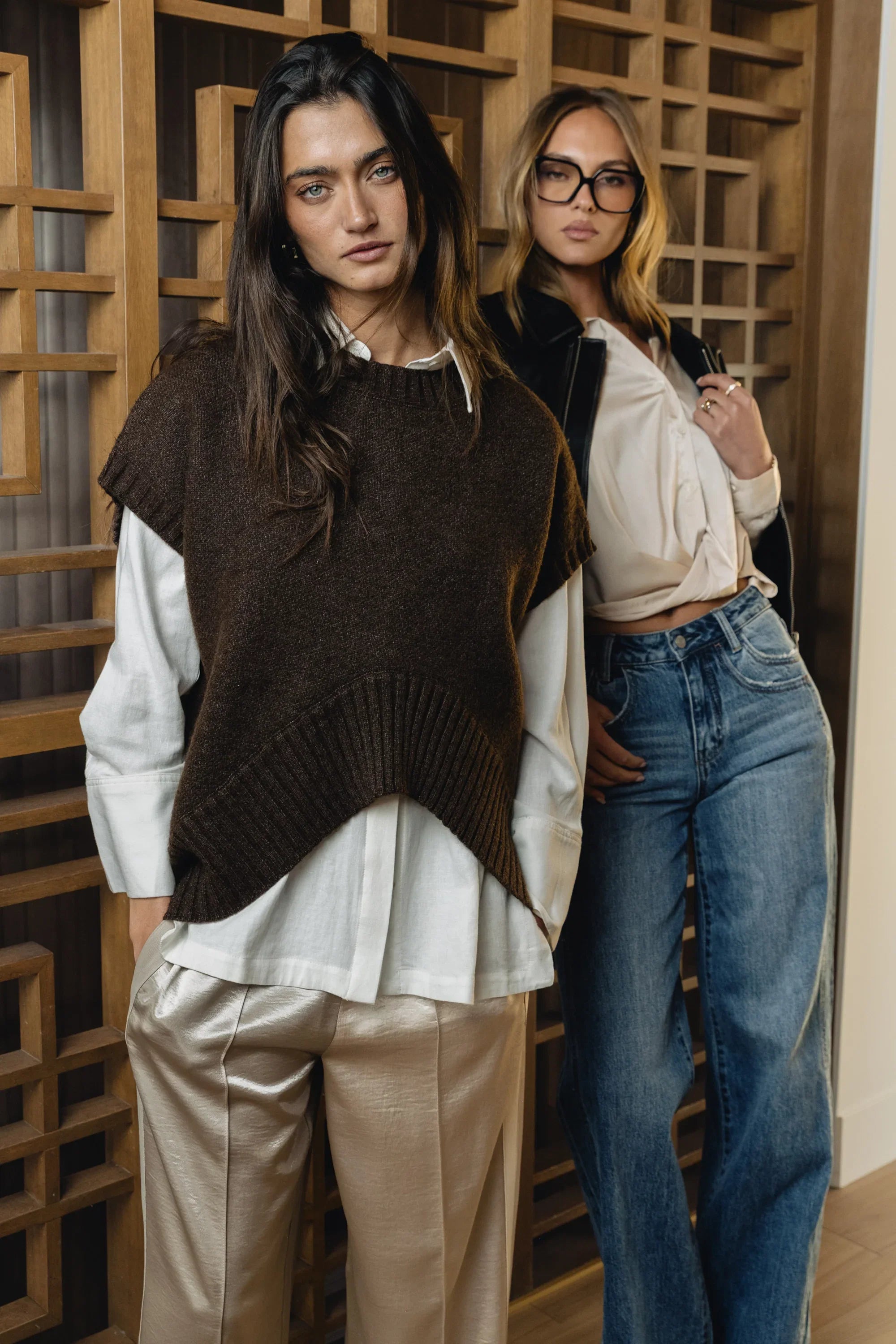 Paloma Knit Sweater in Brown