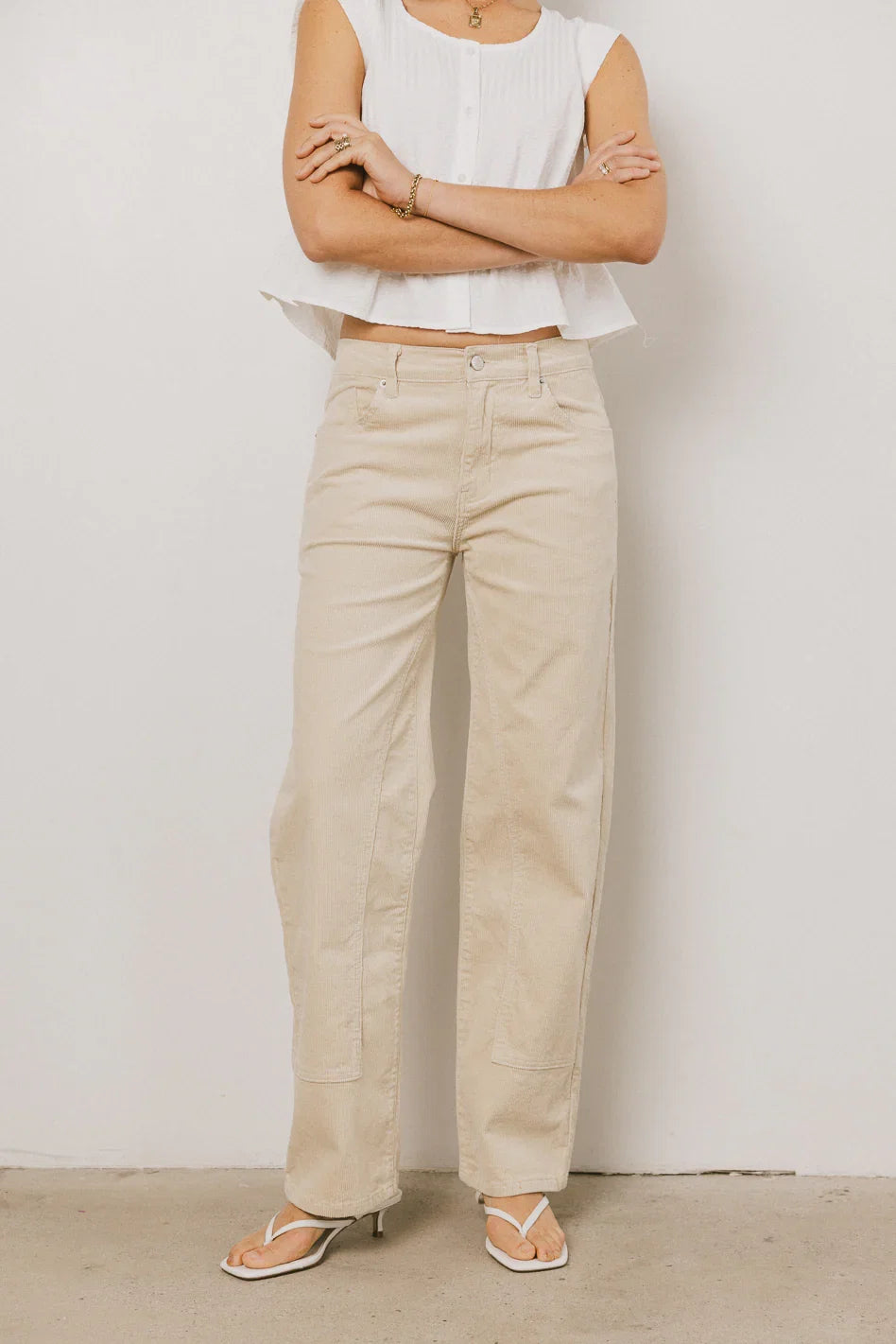 Kaya Corduroy Straight Leg Pants FINAL SALE
