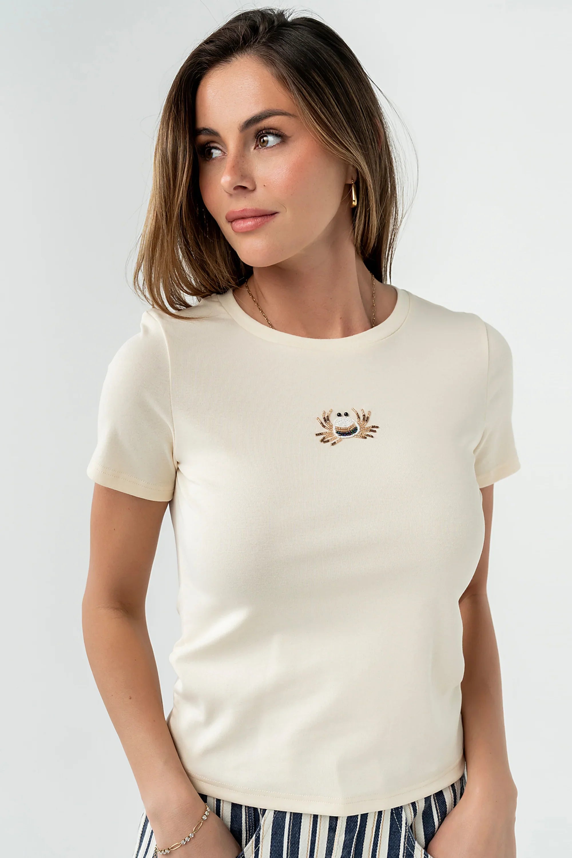 Hadlie Beaded Tee