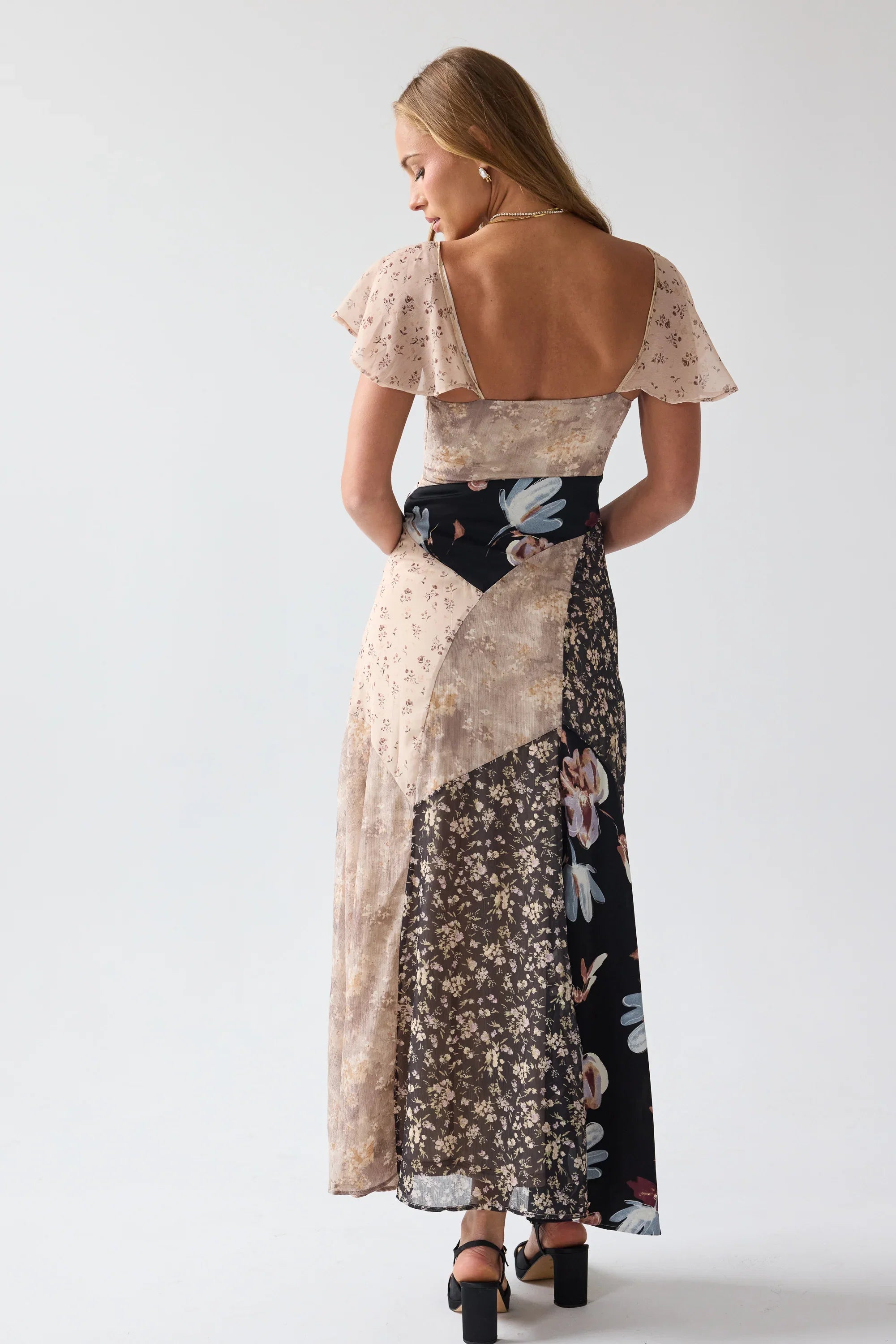 Zola Patchwork Maxi Dress FINAL SALE