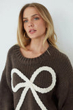 Elliana Knit Bow Sweater