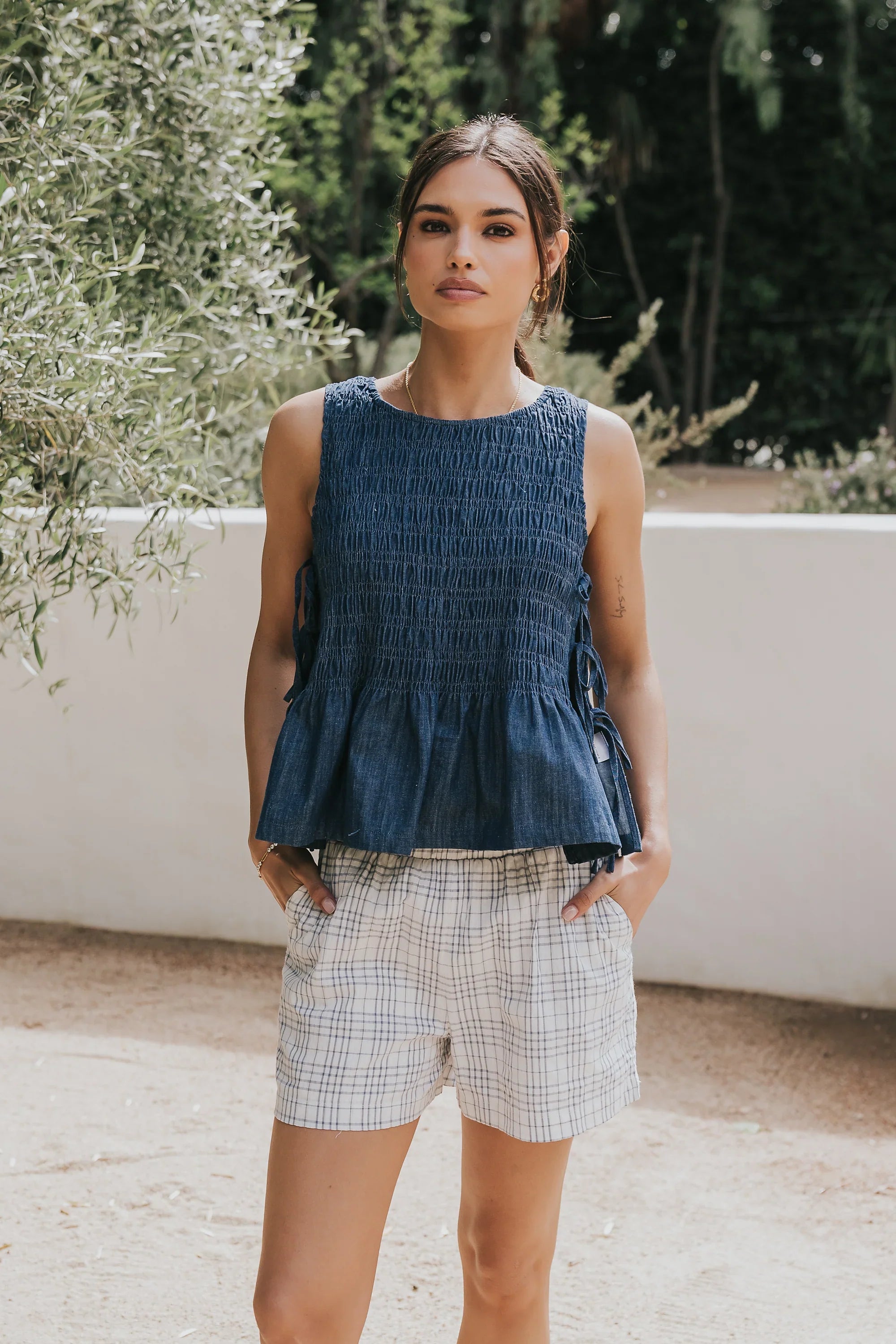 Viola Plaid Shorts