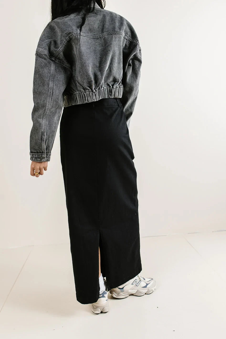 Madelynn Skirt in Black FINAL SALE