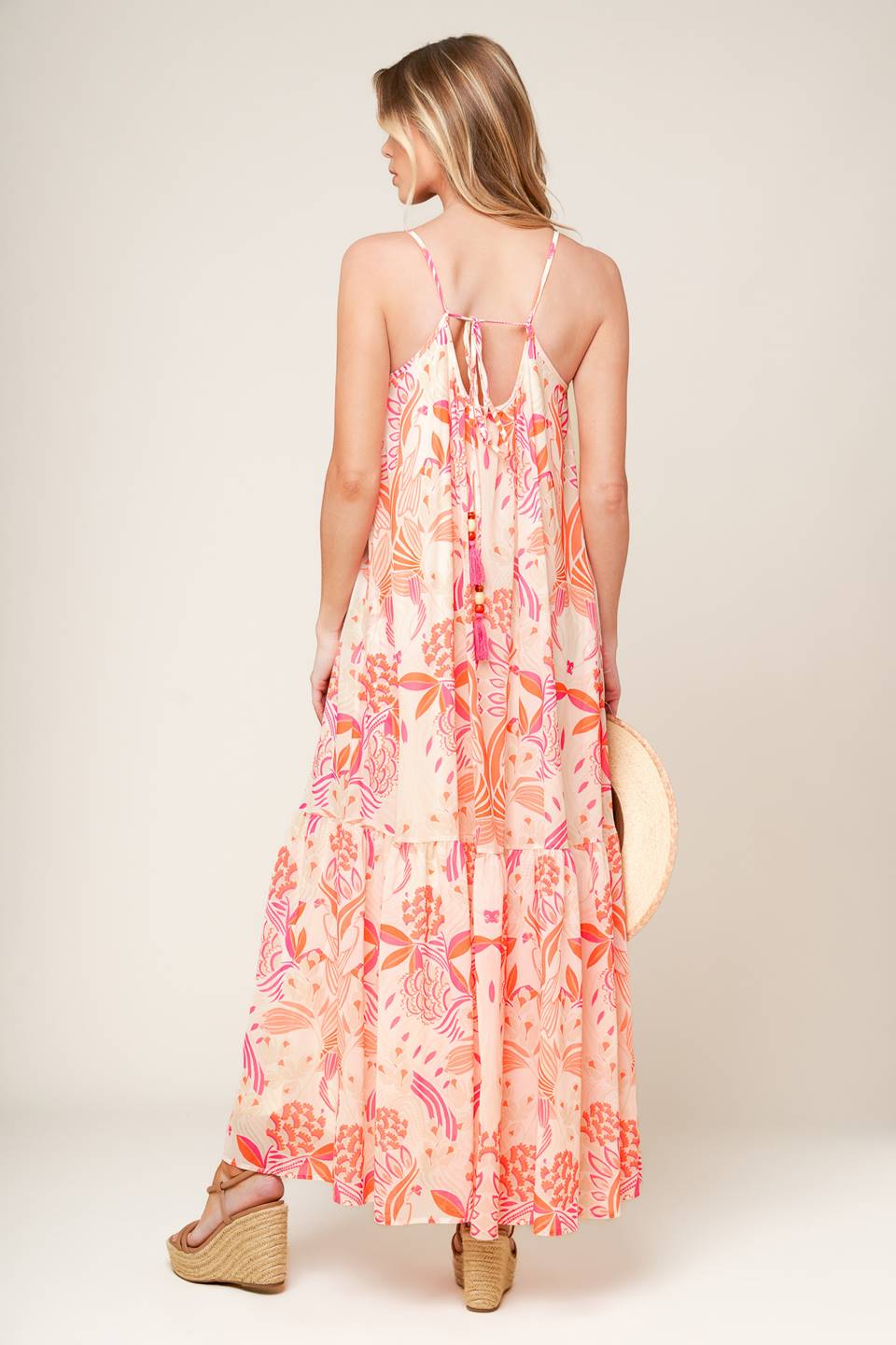 SECRET GARDEN MAXI DRESS PINK FINAL SALE