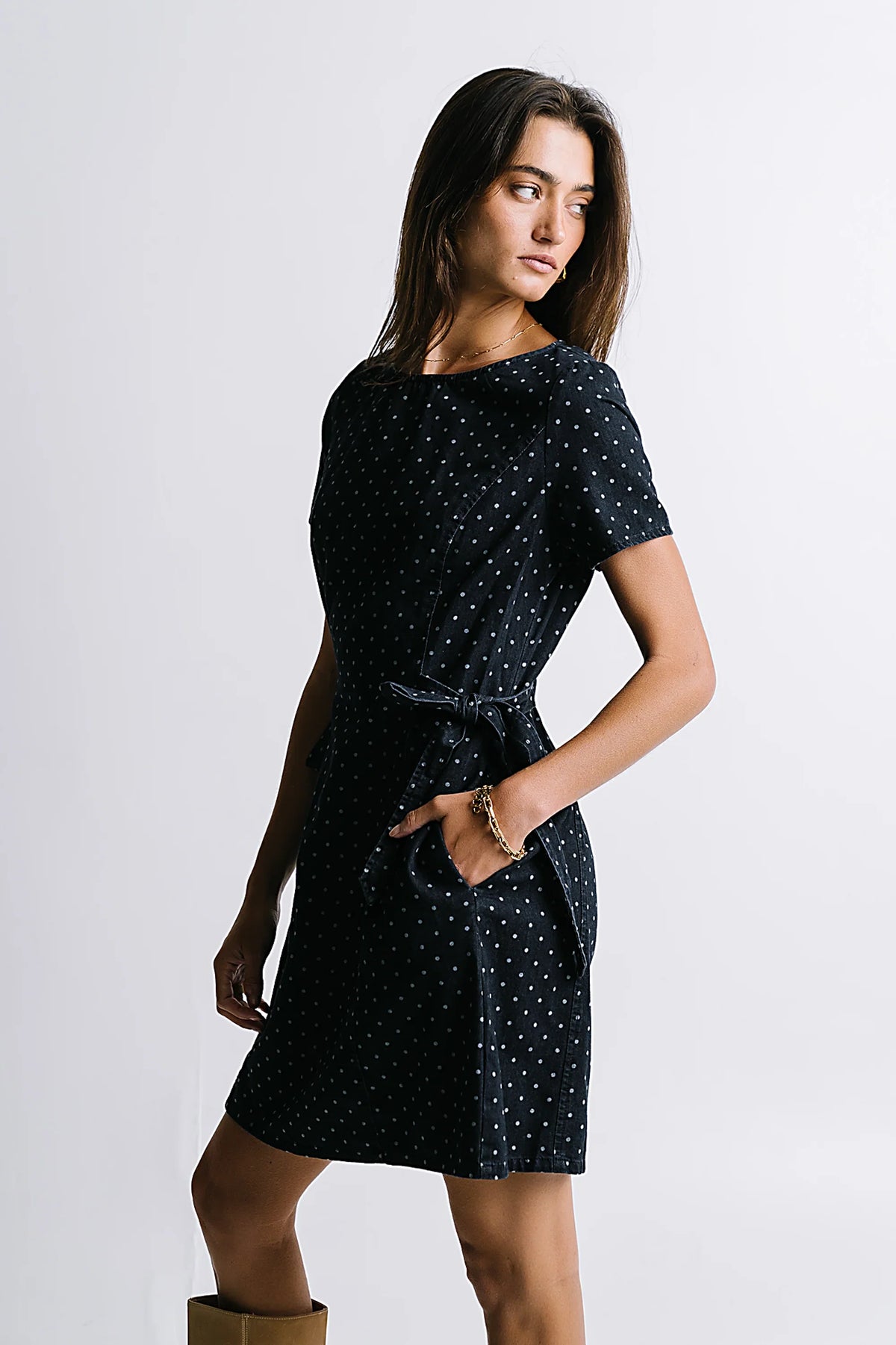 Gloria Polka Dot Mini Dress FINAL SALE