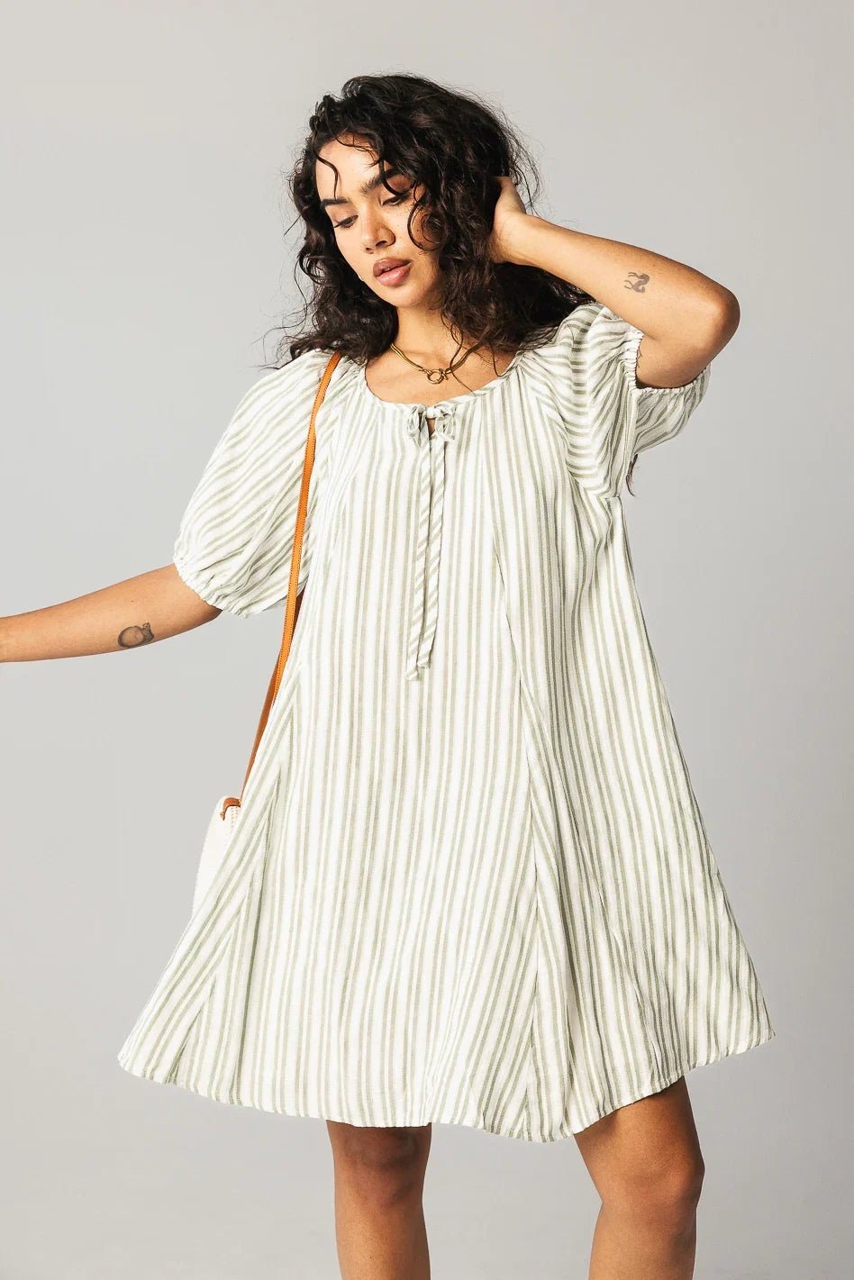 Jenny Striped Babydoll Dress FINAL SALE