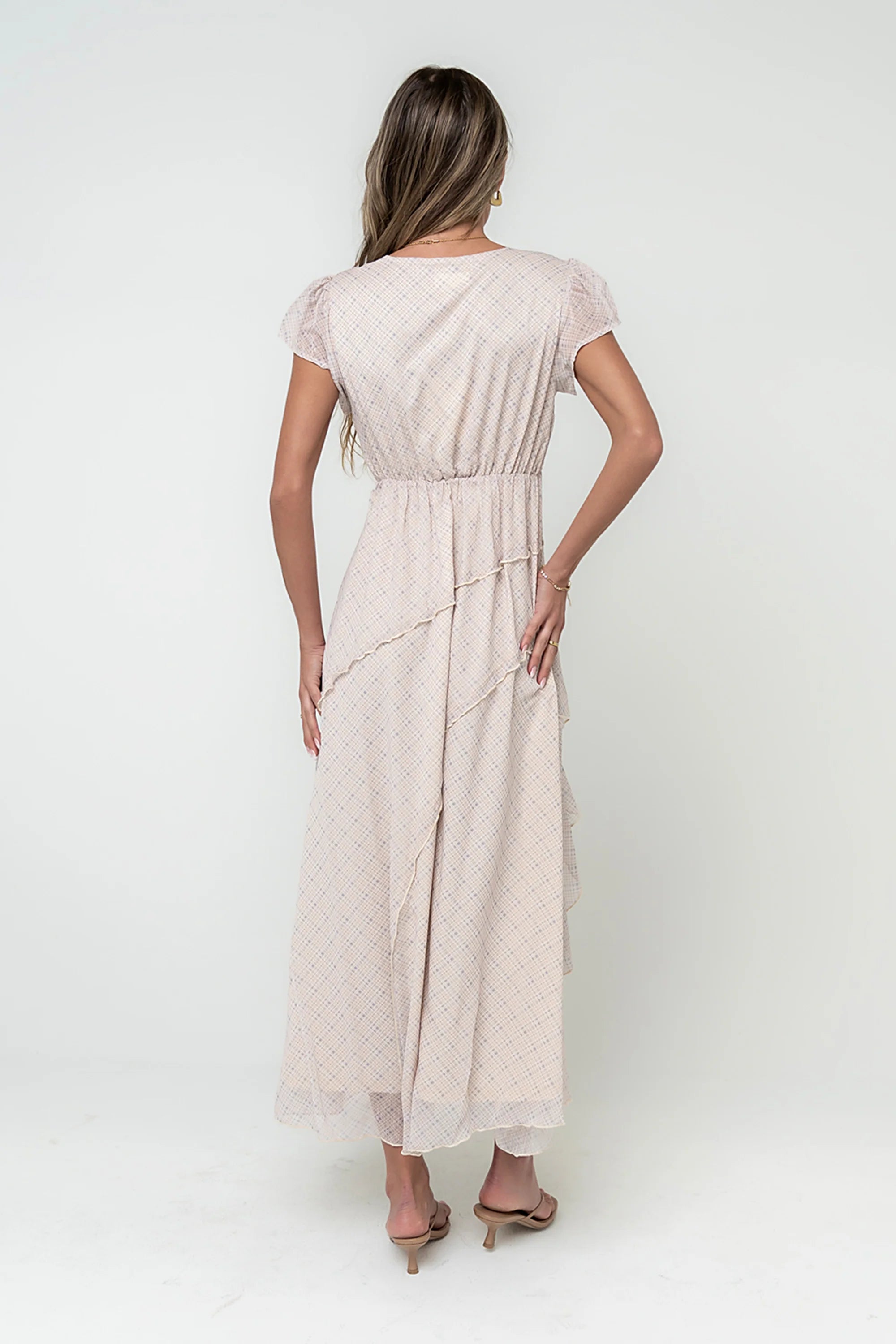 Mindy Plaid Maxi Dress