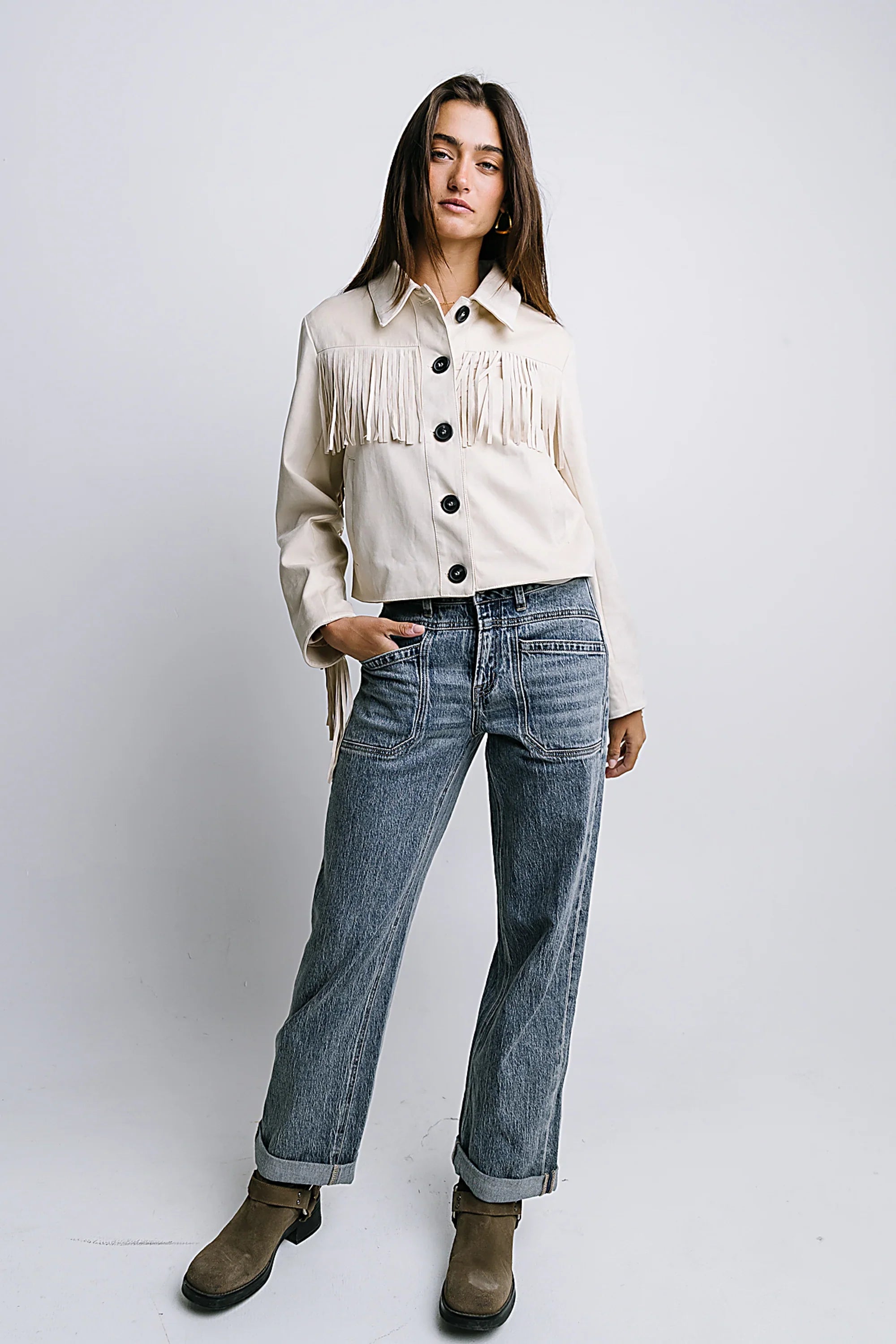 Amber Wide Leg Jeans in Medium Wash FINAL SALE