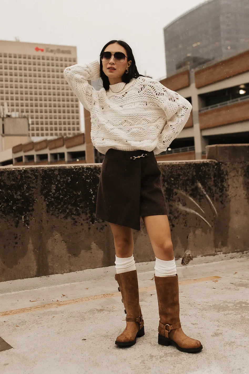 Willow Open Knit Sweater FINAL SALE