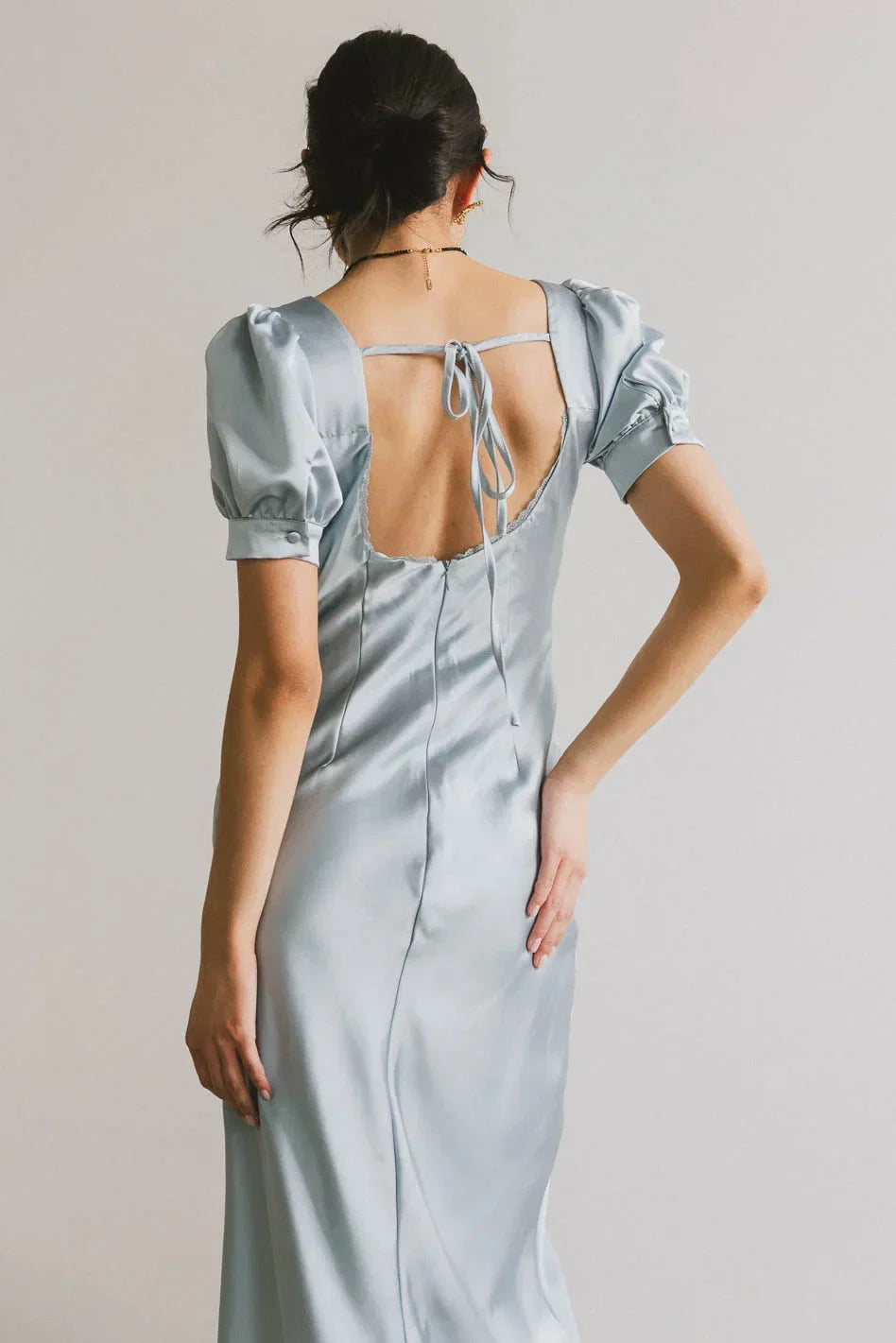 Birdie Satin Maxi Dress FINAL SALE