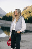 Audren Quilted Denim Vest FINAL SALE