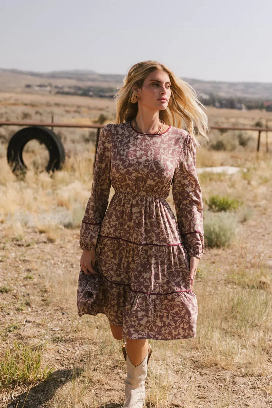 Arabella Floral Midi Dress FINAL SALE