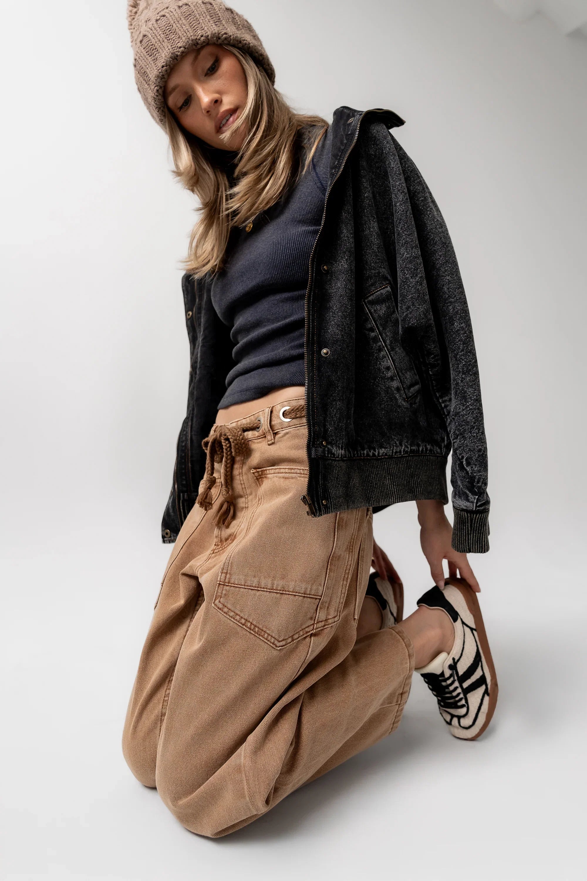 Paige Denim Jacket in Black FINAL SALE