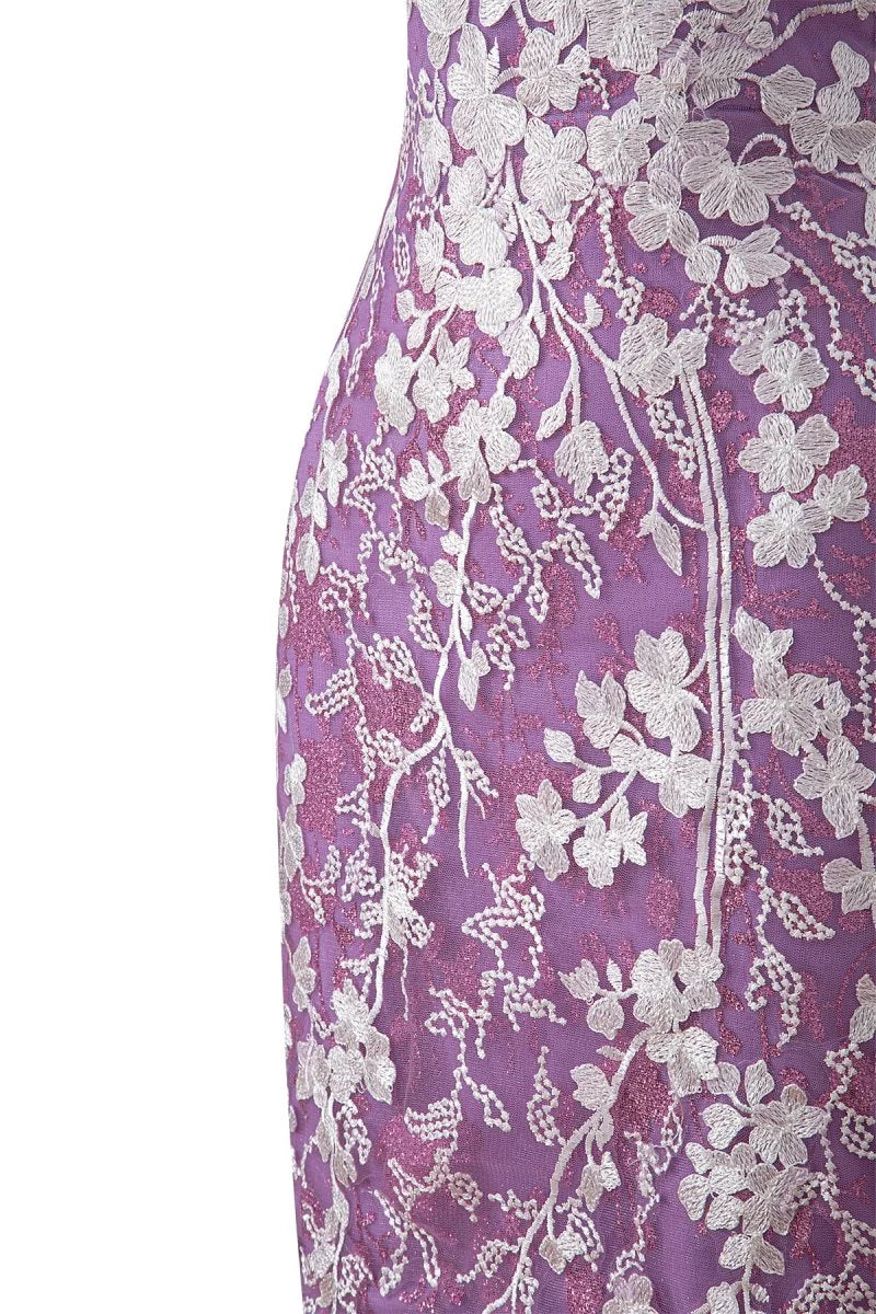 Sheath Short Spaghetti Straps Lace Homecoming Dress