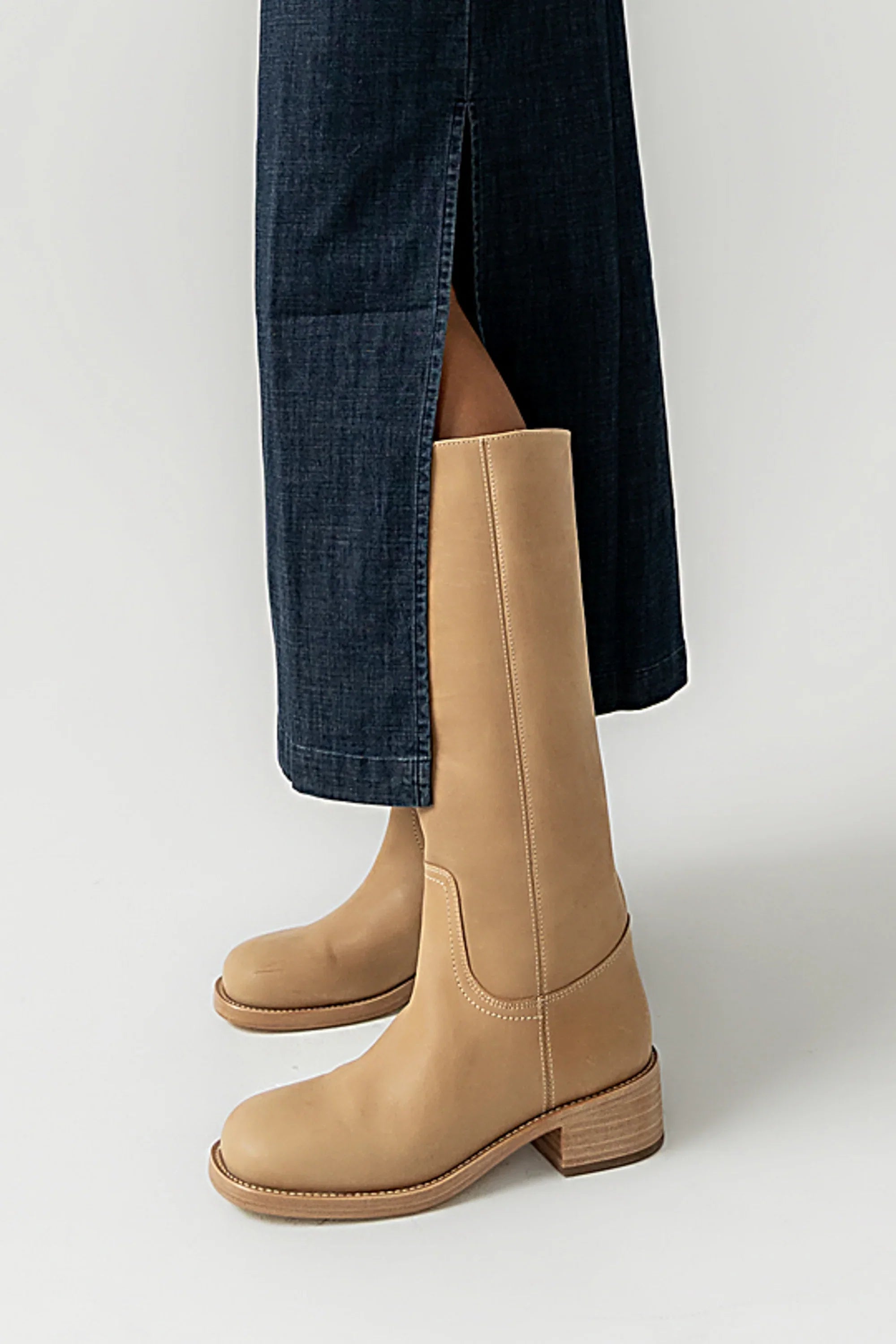Steve Madden Riggs Tall Boots in Tan