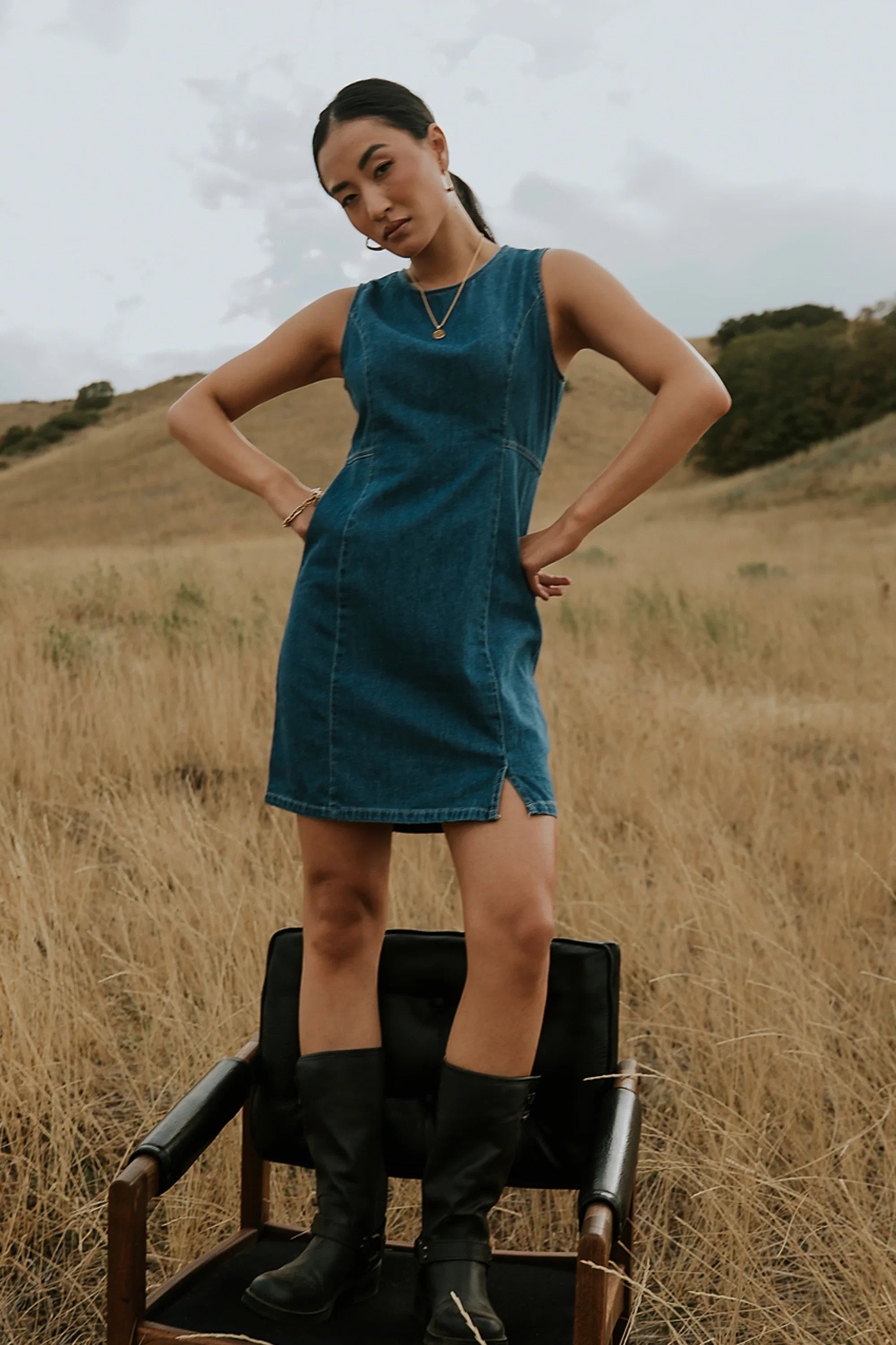 Kennedy Denim Mini Dress