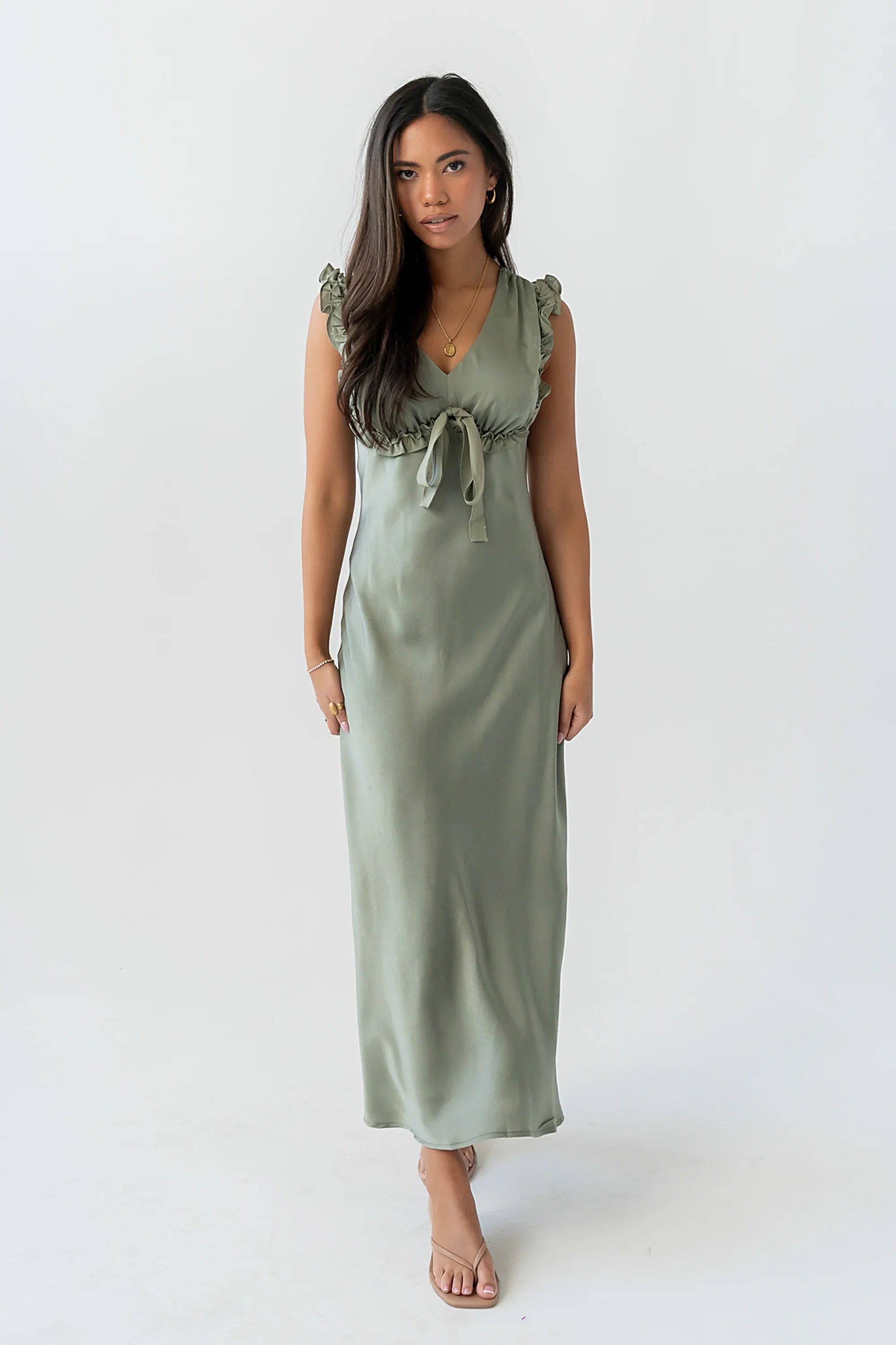 Tracey Maxi Dress in Green