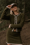 Remy Contrast Cardigan FINAL SALE